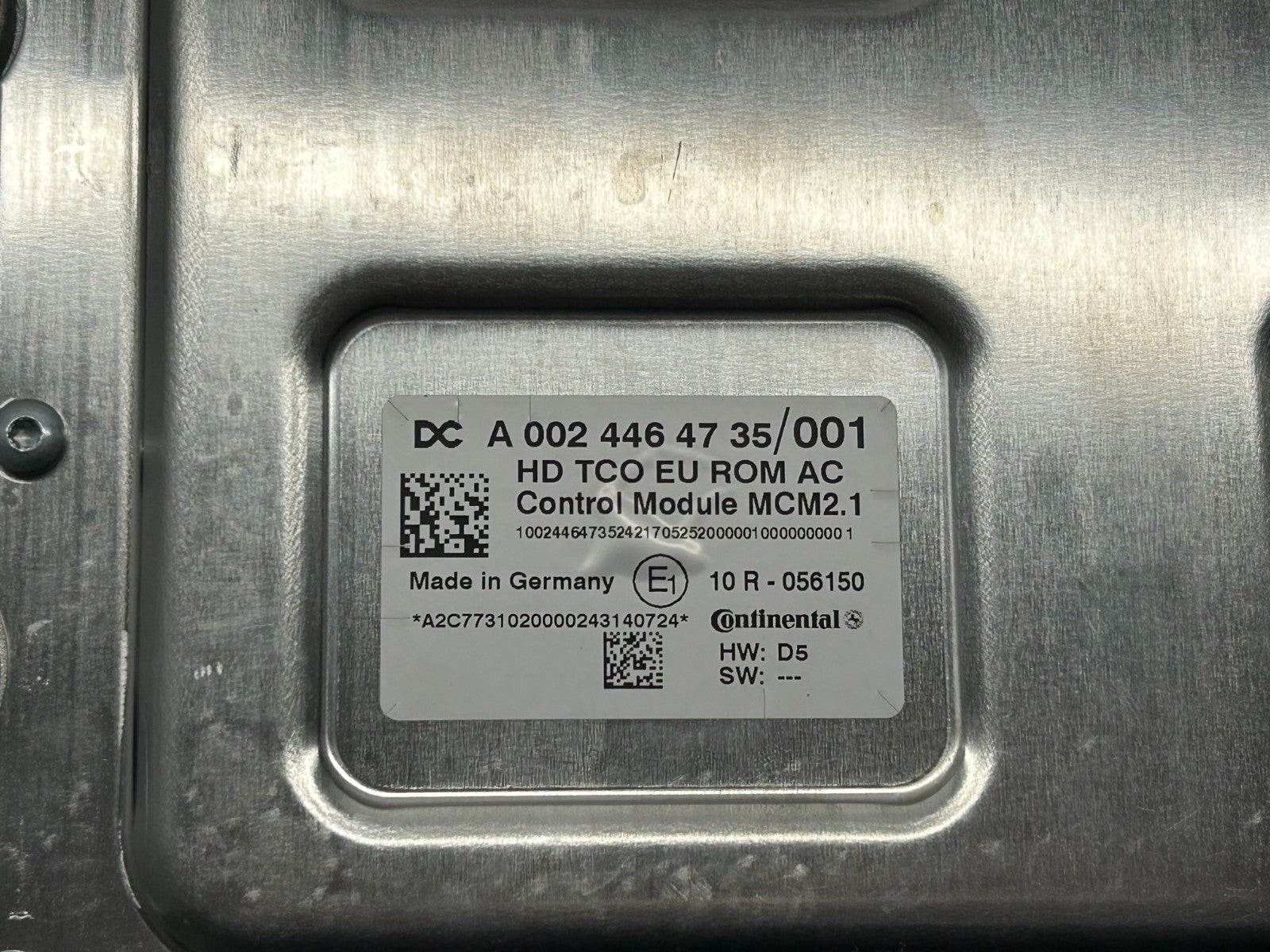 NEW Mercedes Benz Actros engine control unit MCM2.14