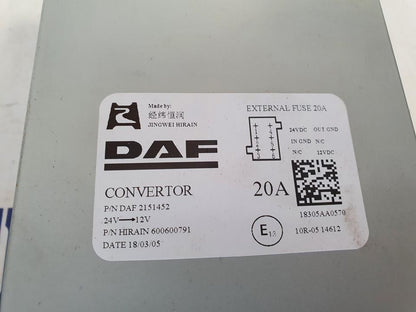 Voltage converter 2151452 DAF XF II 2022