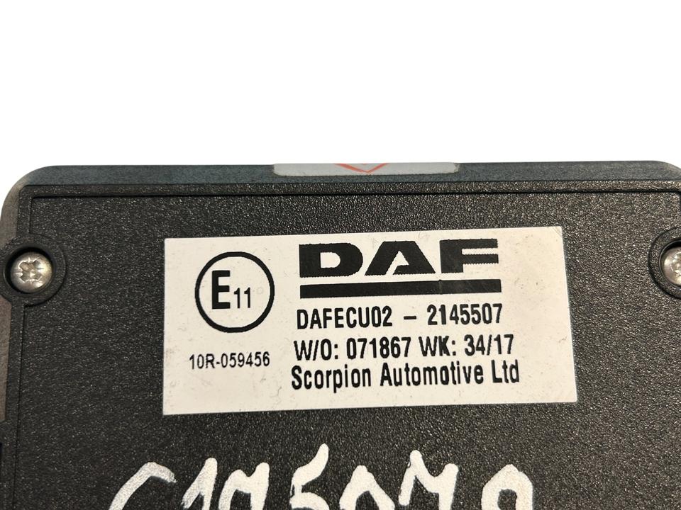 Control unit 2145507 DAF XF 2017