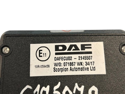 Control unit 2145507 DAF XF 2017