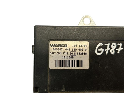 Control unit 1611580 CDM FMS DAF XF 105 2005