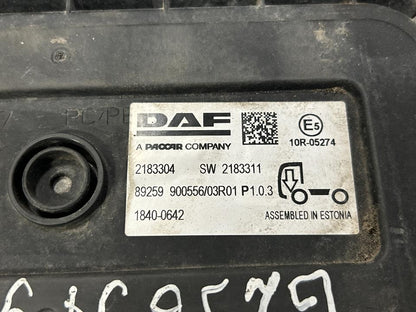 Control unit 2183304 DAF XF 2018