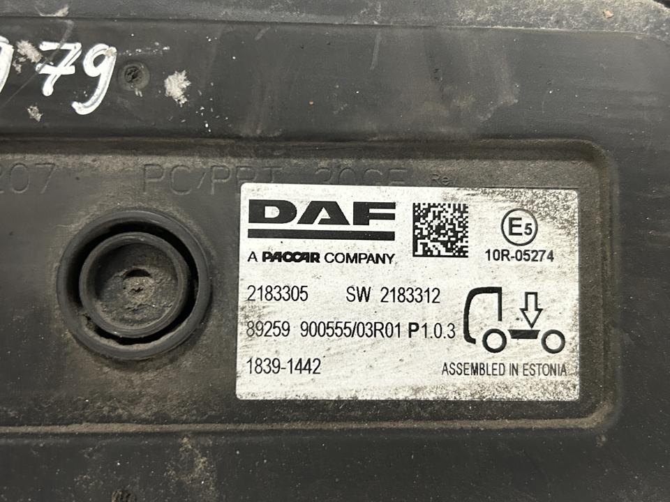 Control unit 2183305 DAF XF 2018