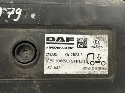 Control unit 2183305 DAF XF 2018