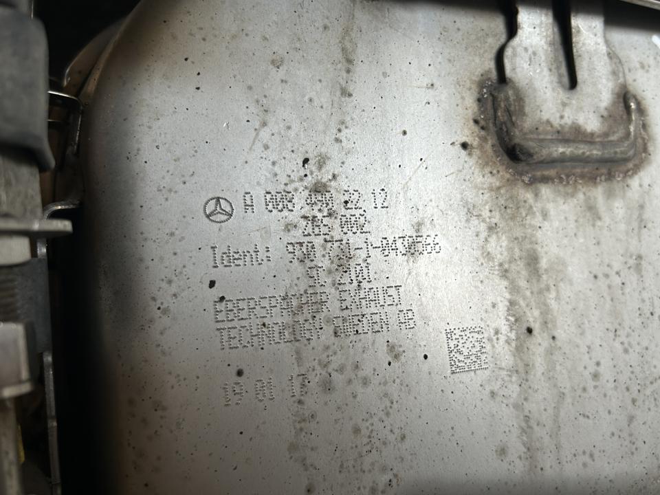 Exhaust catalyst A0084902112 Mercedes-Benz Trucks ACTROS MP4 / MP5 2017