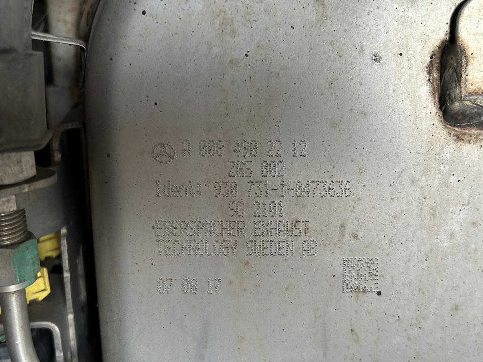 Exhaust catalyst A0084902212 Mercedes-Benz Trucks ACTROS MP4 / MP5 2017