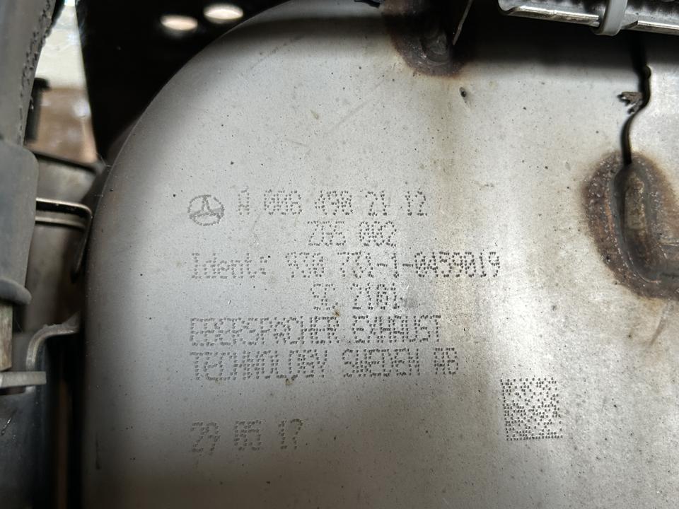Exhaust catalyst A0084902112 Mercedes-Benz Trucks ACTROS MP4 / MP5 2017