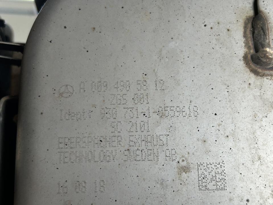 Exhaust catalyst A0094905812 Mercedes-Benz Trucks ACTROS MP4 / MP5 2018