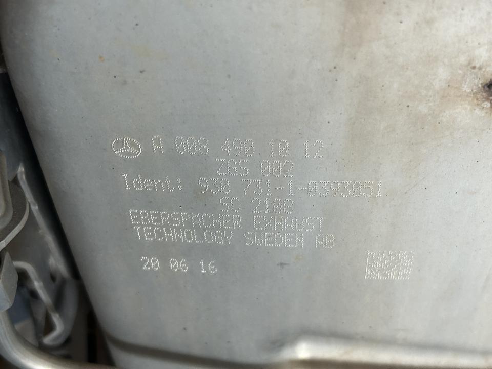 Exhaust catalyst A0084901012 Mercedes-Benz Trucks ACTROS MP4 / MP5 2016
