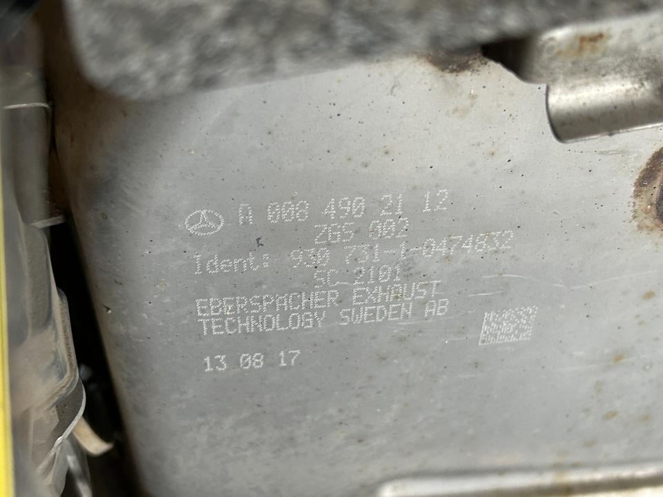 Exhaust catalyst A0084902112 Mercedes-Benz Trucks ANTOS 2017
