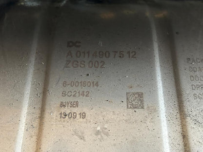 Exhaust catalyst A0114907512 Mercedes-Benz Trucks ACTROS MP4 / MP5 2020