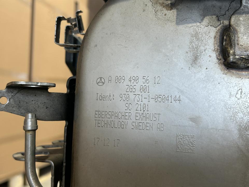 Exhaust catalyst A0094905612 Mercedes-Benz Trucks ACTROS MP4 / MP5 2017