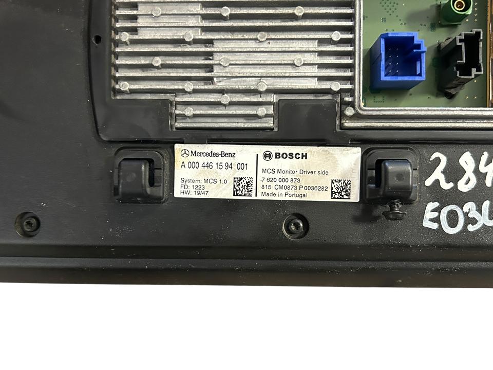 Rear view monitor, display A0004461594 MCS driver Mercedes-Benz Trucks ACTROS MP4 / MP5 2023
