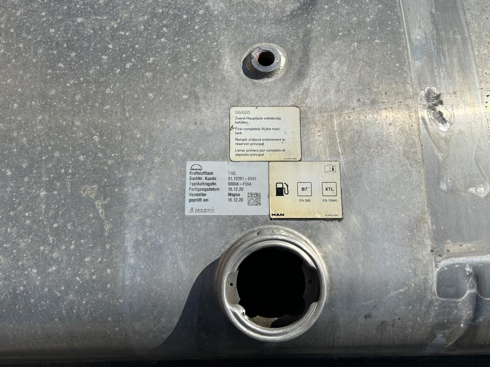 Fuel tank 81122016949 710L MAN Trucks TGX II 2020