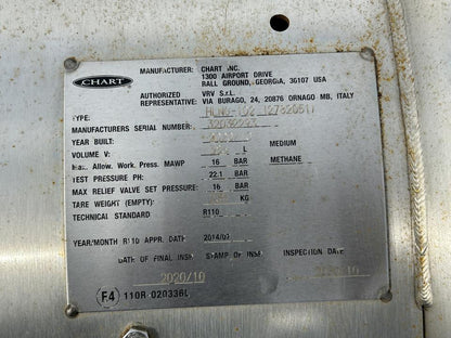 Fuel tank 2782051 LNG Scania R II 2021