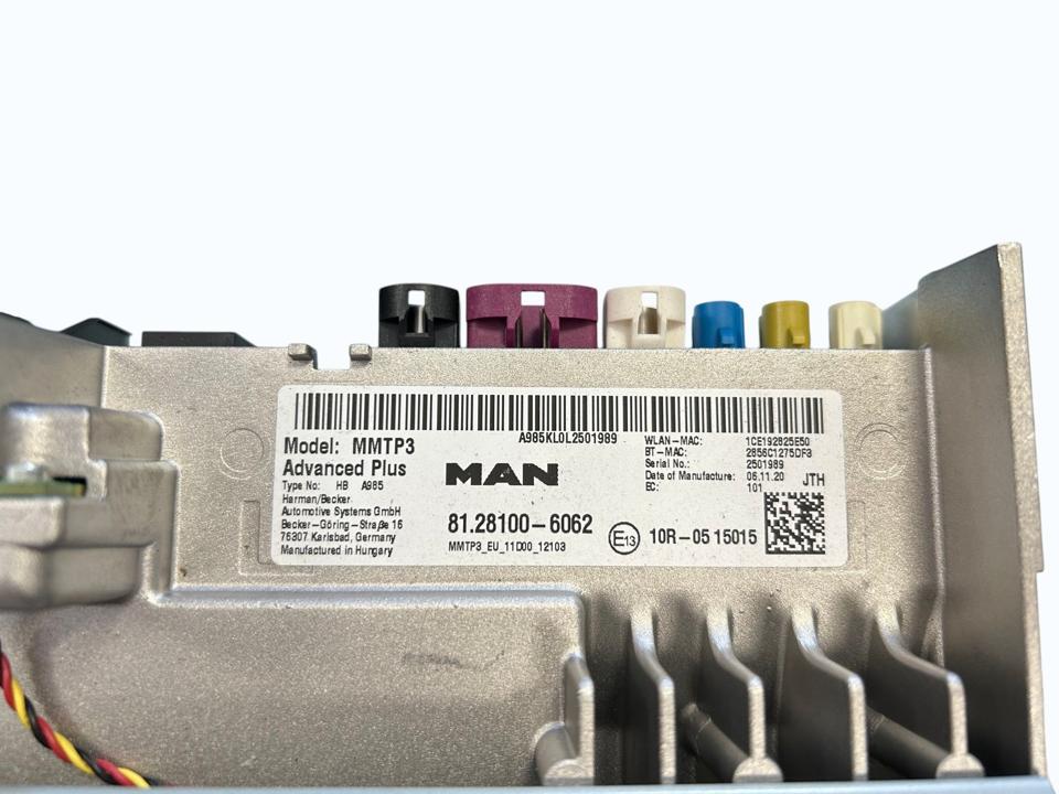 Radio, multimedia 81281006062 MMTP3 MAN Trucks TGX II 2021