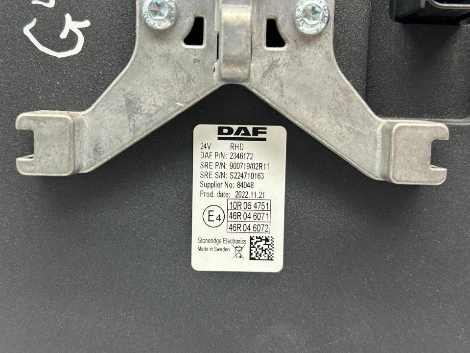 Rear view monitor, display 2346172 DAF XG 2022