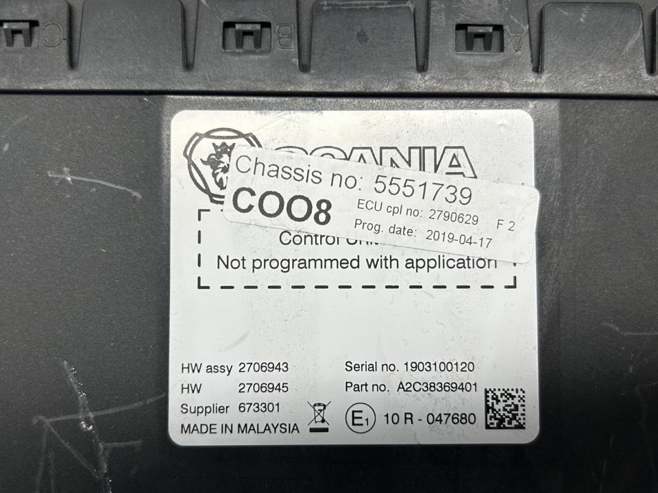 Распределительное устройство 2728968 Scania R II 2019