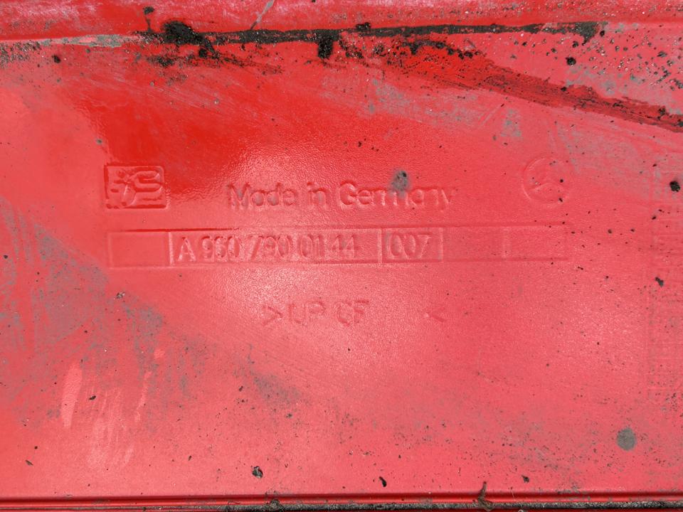 Cabin spoilers set A9607902144 Mercedes-Benz Trucks ACTROS MP4 / MP5 2017