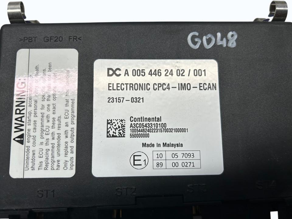 Control unit A0054462402 CPC4 Mercedes-Benz Trucks ACTROS MP4 / MP5 2020