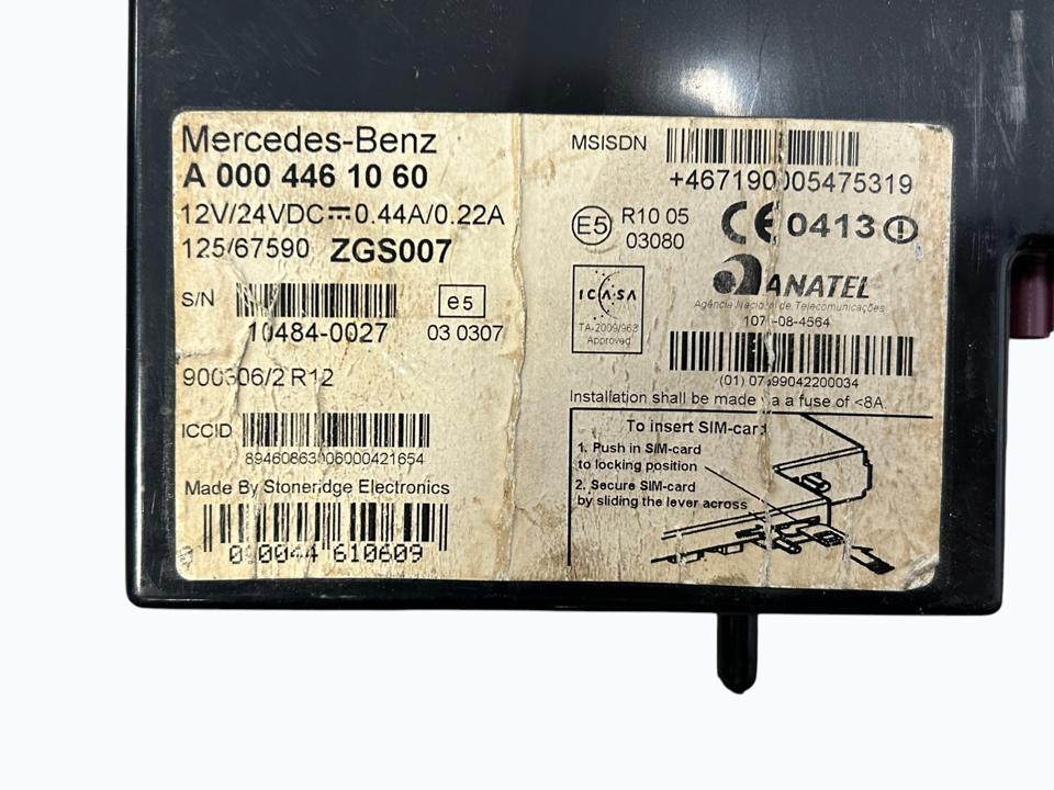 Центральное электрооборудование A0004461060 FleetBoard Mercedes-Benz Trucks ACTROS MP2 / MP3 2011