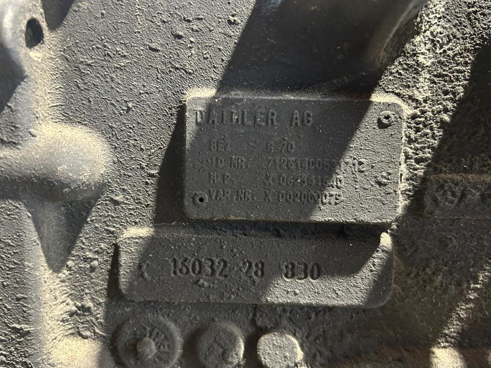 Pavarų dėžė A0012603600 G70-6 Mercedes-Benz Trucks ATEGO 3 2017