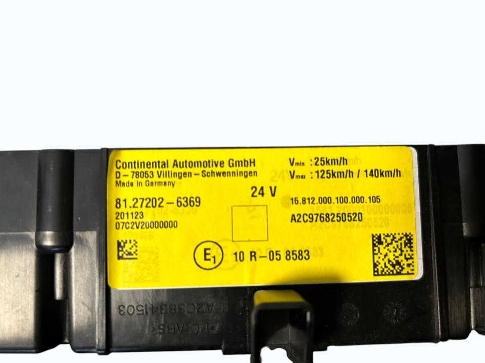Панель приборов 81272026369 LED UK MAN Trucks TGX II 2021