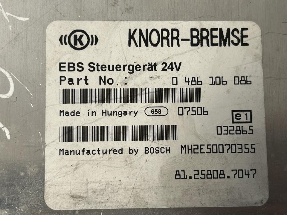 Control unit 81258087047 EBS MAN Trucks TGX I 2018