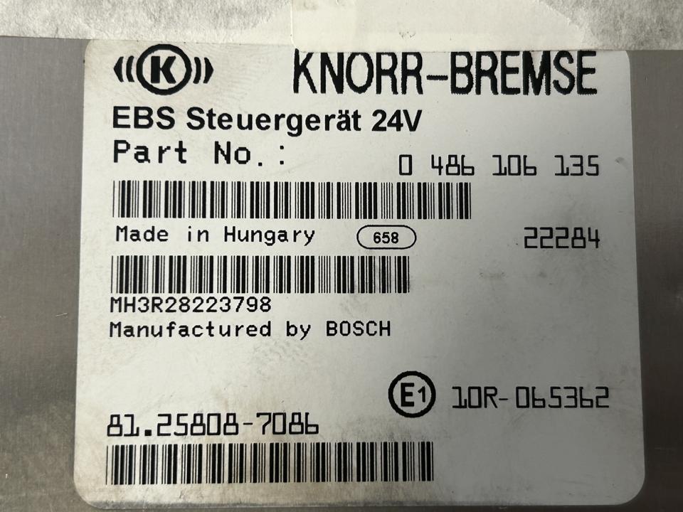 Valdymo blokas 81258087086 EBS MAN Trucks TGX II 2021