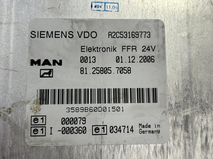 Central Electrics 81258057058 FFR MAN Trucks TGX I 2006