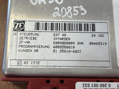 pagrindinė elektros įranga 81258106023 intarder MAN Trucks TGX I 2013