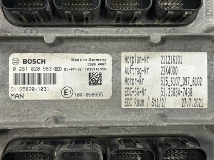 Variklio valdymo blokas 51258201031 MAN Trucks TGX II 2021