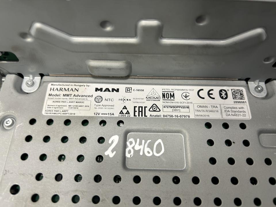 Radio, multimedia 81281006050 MMT MAN Trucks TGS I 2020