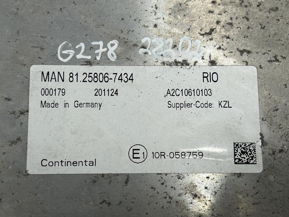 Control unit 81258067434 RIO MAN Trucks TGX II 2021
