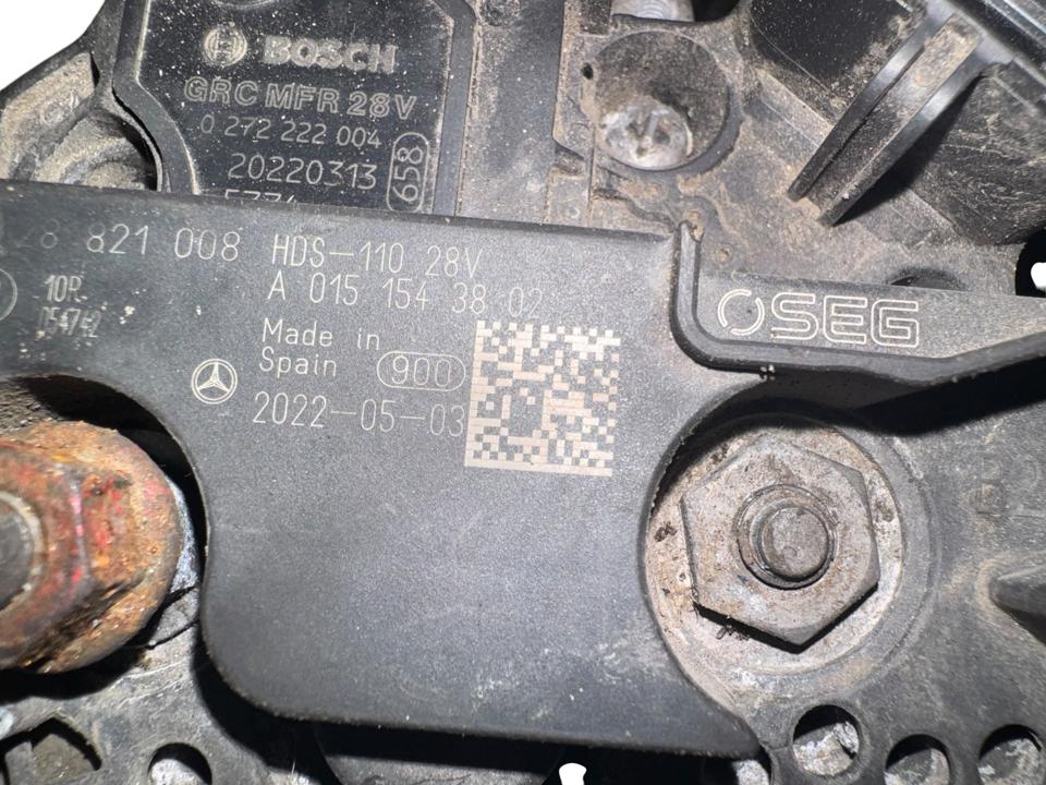Генератор A0151543802 Mercedes-Benz Trucks ACTROS MP4 / MP5 2016