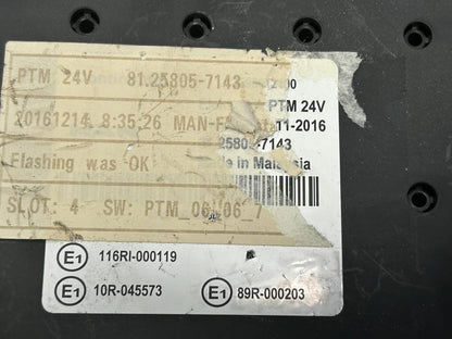 Ignition set 81258057143 MAN Trucks TGX I 2017
