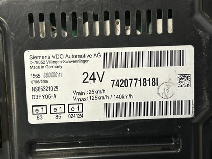 Instrument cluster 7420771818 Renault Trucks PREMIUM 2 2006