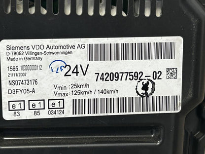 Instrument cluster 7420977592 Renault Trucks PREMIUM 2 2007