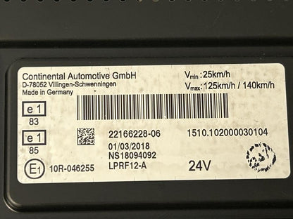 Instrument cluster 22166228 Renault Trucks T 2018