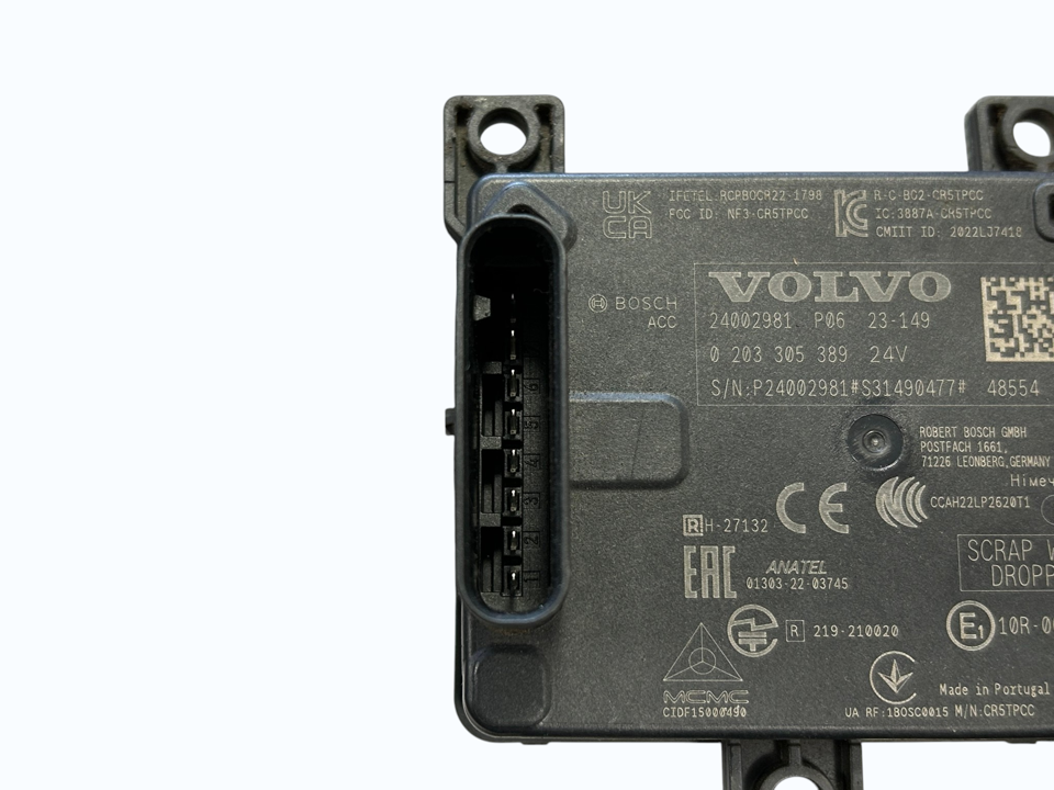 Sensors 24002981 Volvo Trucks FH III 2023 Blind spot Warning