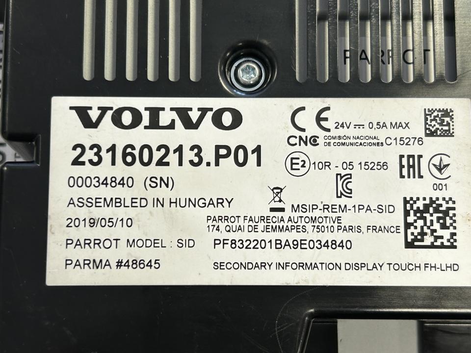 Multimedia screen 23160213 Volvo Trucks FH II 2019