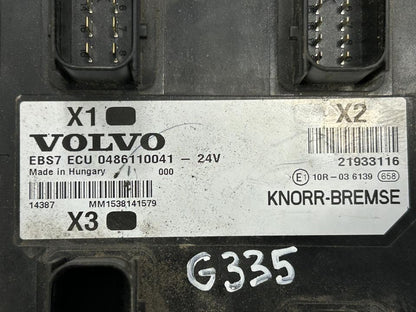 Control unit 21933116 EBS7 Volvo Trucks FH III 2021