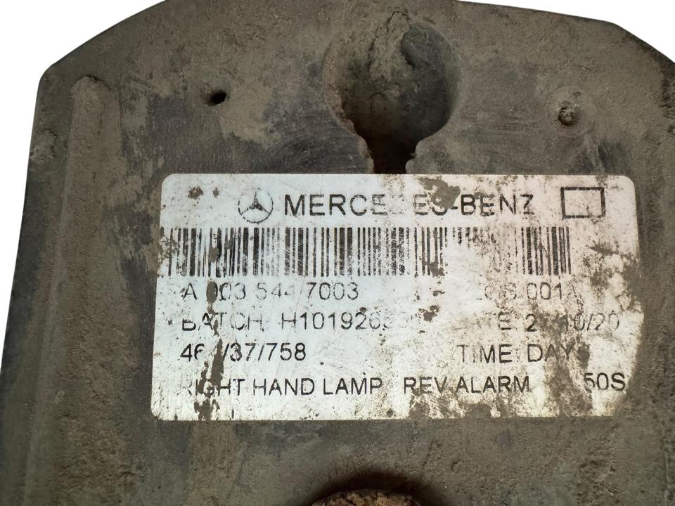 Rear tail light A0035447003 Mercedes-Benz Trucks ACTROS MP4 / MP5 2018 Right