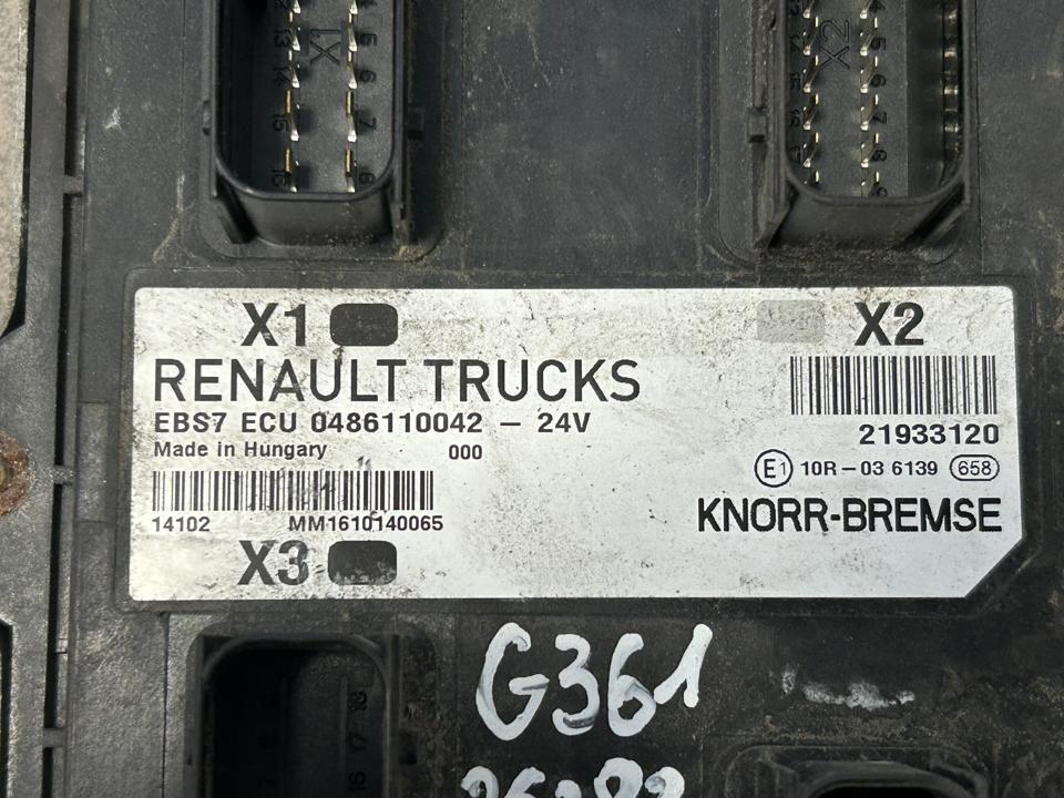 Control unit 21933120 EBS7 Renault Trucks T 2014