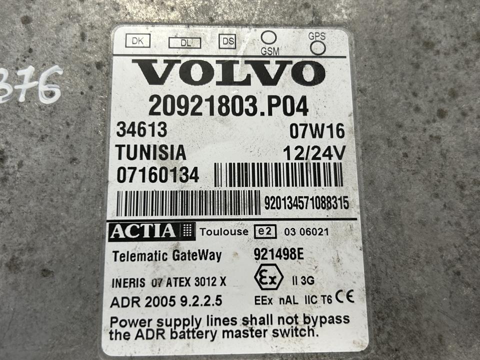 Valdymo blokas 20921803 TGW Volvo Trucks FH II 2014