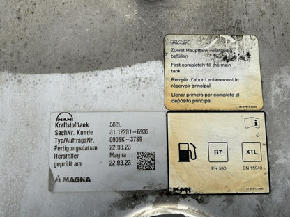 Kuro bakas 81122016936 580L MAN Trucks TGX II 2023