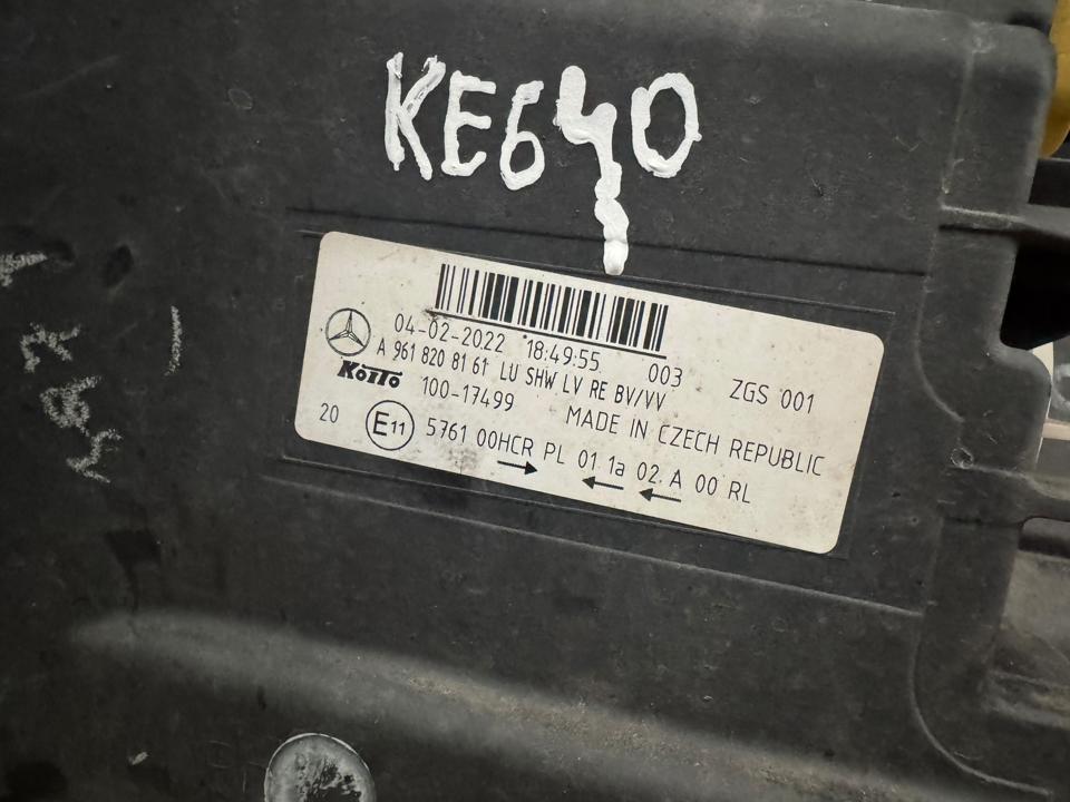 Основная фара A9618208161 Mercedes-Benz Trucks ACTROS MP4 / MP5 2022 спереди справа