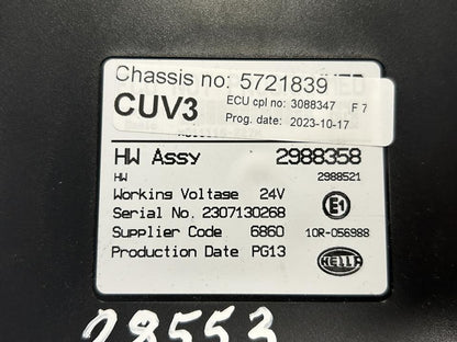 Control unit 3088347 CUV3 Scania R II 2024
