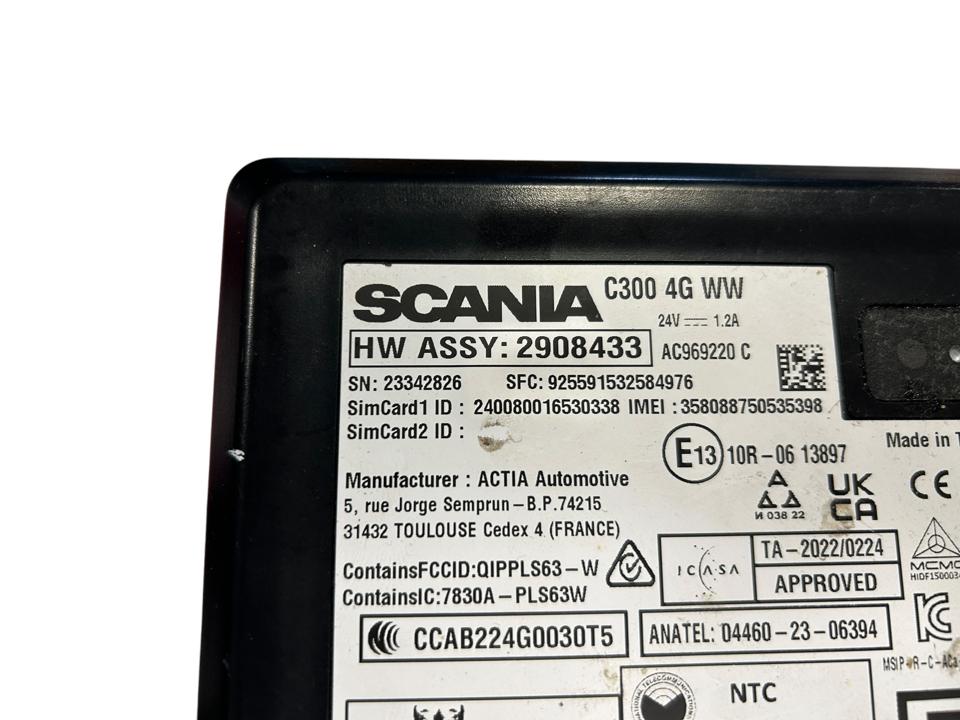 Control unit 3110449 C300 Scania R II 2024