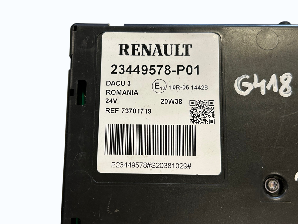 Valdymo blokas 23449578 DACU 3 Renault Trucks T 2020